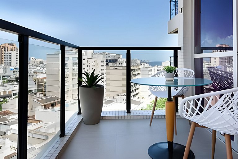 Excellent apartment with a great view in Leblon