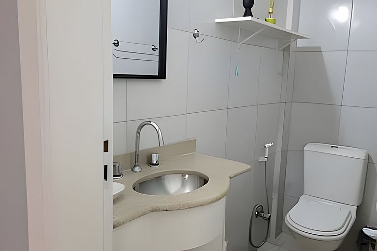 Confortável e Espaçoso Apartamento perto da Praia
