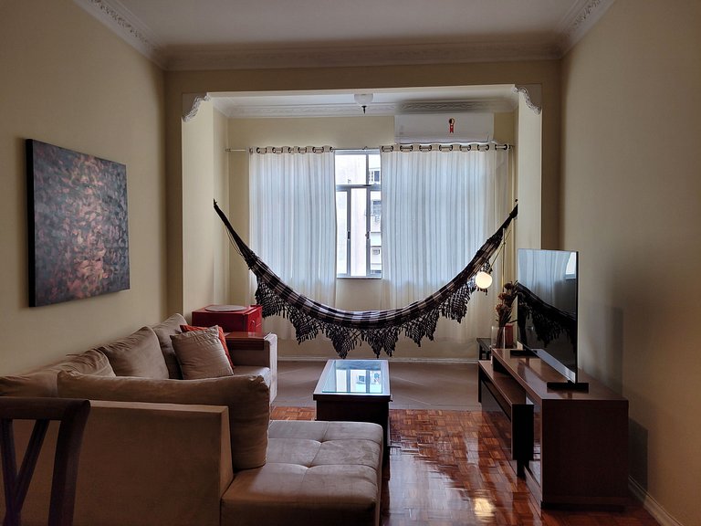 Confortável e Espaçoso Apartamento perto da Praia