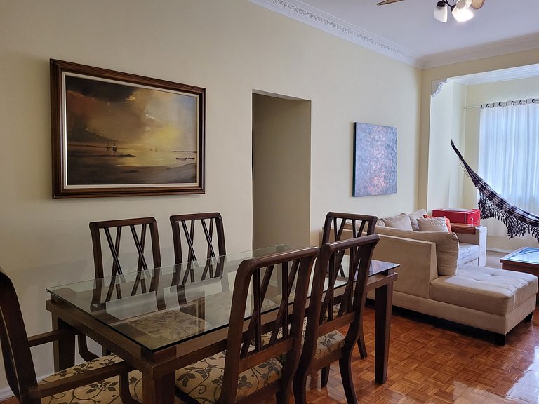 Confortável e Espaçoso Apartamento perto da Praia