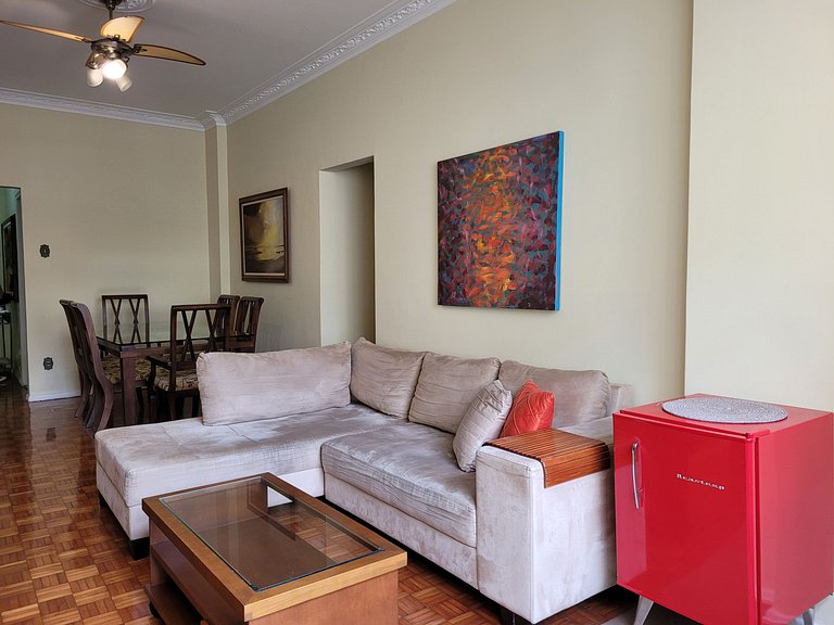 Confortável e Espaçoso Apartamento perto da Praia