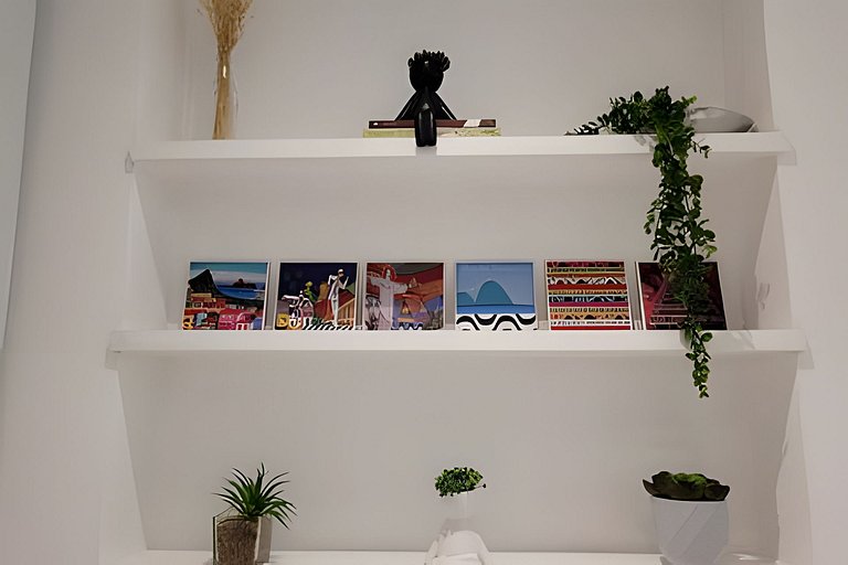 Estúdio amplo e acolhedor em Copacabana