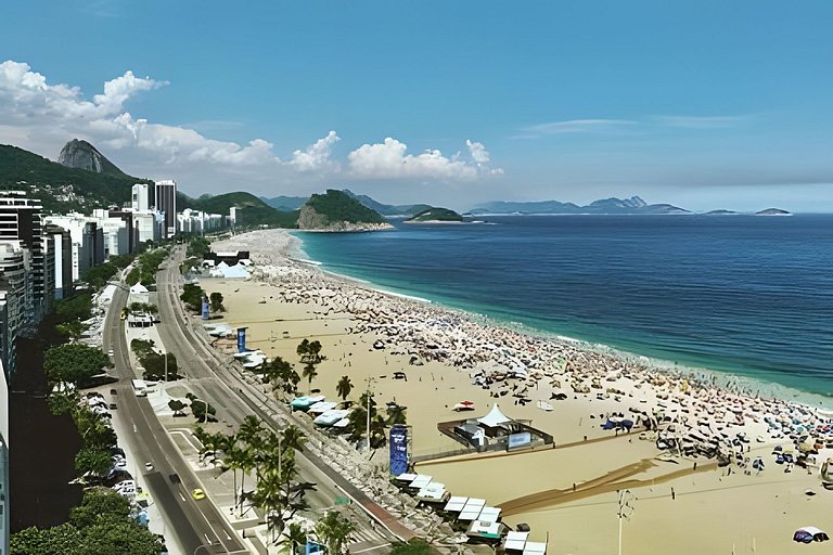 Estudio amplio y acogedor en Copacabana.