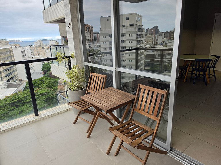 Excellent apartment with a great view in Leblon