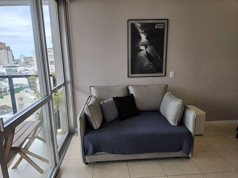 Excellent apartment with a great view in Leblon