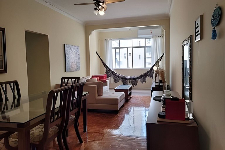 Confortável e Espaçoso Apartamento perto da Praia