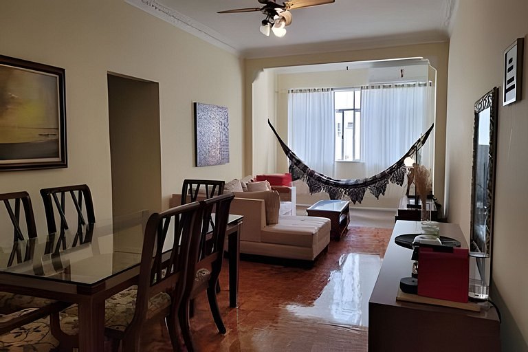 Confortável e Espaçoso Apartamento perto da Praia