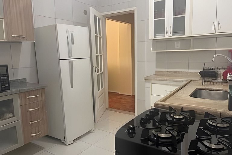 Confortável e Espaçoso Apartamento perto da Praia