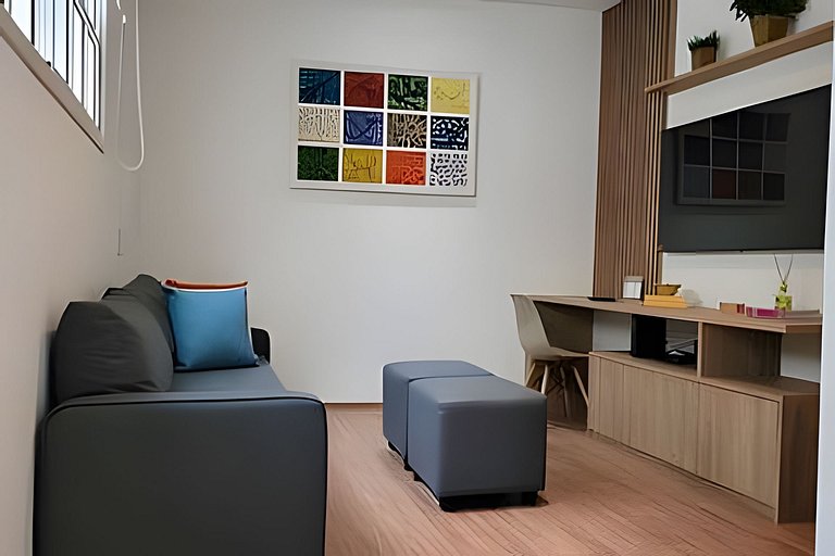 Copacabana a Passos da Praia | Design & Rooftop