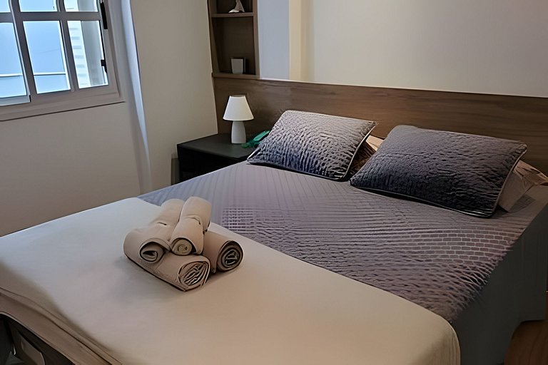 Copacabana a Passos da Praia | Design & Rooftop
