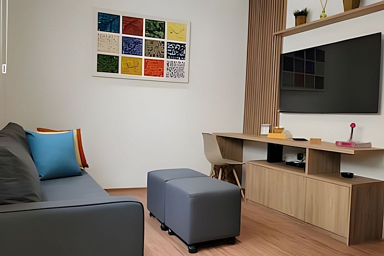 Copacabana a Passos da Praia | Design & Rooftop