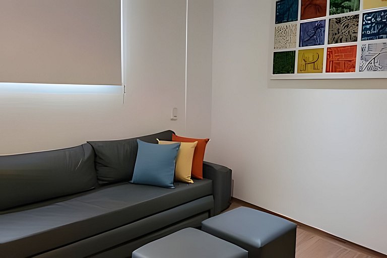 Copacabana a Passos da Praia | Design & Rooftop