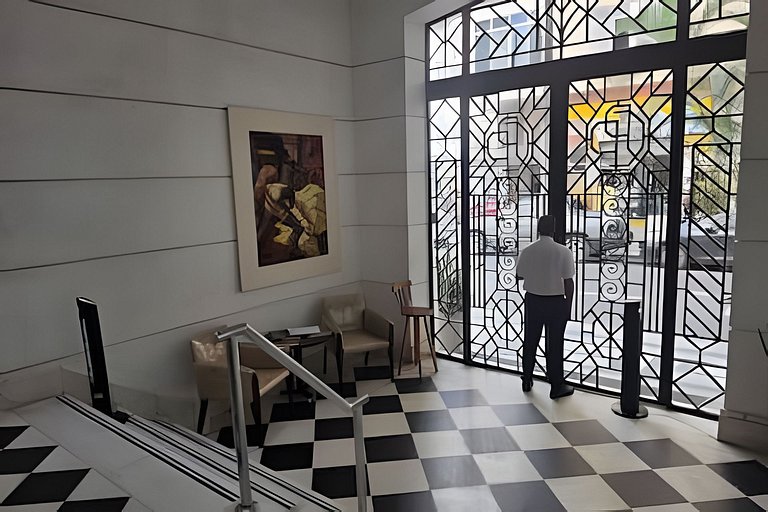 Copacabana a Passos da Praia | Design & Rooftop