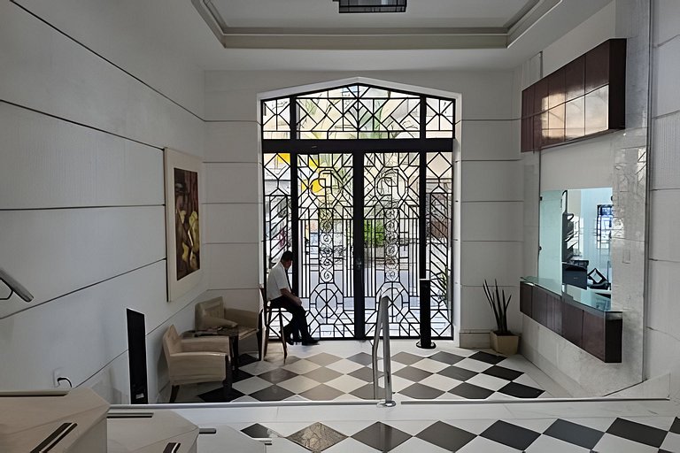 Copacabana a Passos da Praia | Design & Rooftop